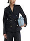 Semicouture Damen Blazer Navy Blue