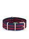 Fabric Strap Nato Red 18mm
