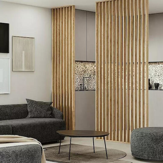 Ξύλινο Διαχωριστικό Δωματίου 275cm X 58cm X 6.5cm Light Oak 199267 Ξύλινο Διαχωριστικό Δωματίου 275cm X 58cm X 6.5cm Light Oak 199267