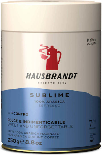 Hausbrandt Кафе Еспресо Арабика Sublime Мляно 250гр