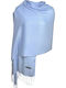 Cashmere Scarf Blue 180x70 Cm