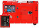 Kraftwele Three-phase Silent Generator Petroleum with Handle, Wheels, and Maximum Power 16kVA