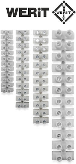 1705 Wire Connection Strips Ftg-werit Germany No25 Mm² Package 10 Pieces