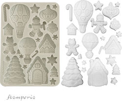Καλούπι Σιλικόνης A5 15×21cm Stamperia Candy Christmas Gingerbreads