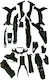 Yamaha Crypton 105 R Schwarz Plastik Motorradteile Strong