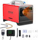 Vevor Diesel Air Heater Diesel Parking Heater 8 Kw Dc 12-24 V Black Lcd Switch