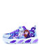 Παιδικά Sneakers με Φωτάκια Ασημί