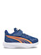 Pounce Ac Αθλητικά Παιδικά Παπούτσια Running με Σκρατς Μπλε