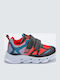 Kids Sneakers with Scratch & Lights Red