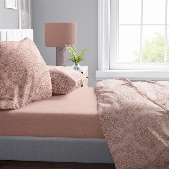 Dimcol Υπέρδιπλη 220x240cm Άρτεμις 703 703 Dusty Rose