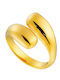 Graloro Damen Ring aus Stahl Vergoldet