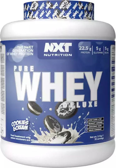 Nxt Nutrition Pure Whey Deluxe Protein Whey Gluten Free with Flavor Cookies & Cream 2.1kg