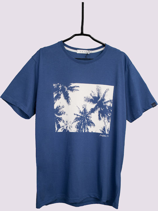 Santana Druck T-Shirt Blue