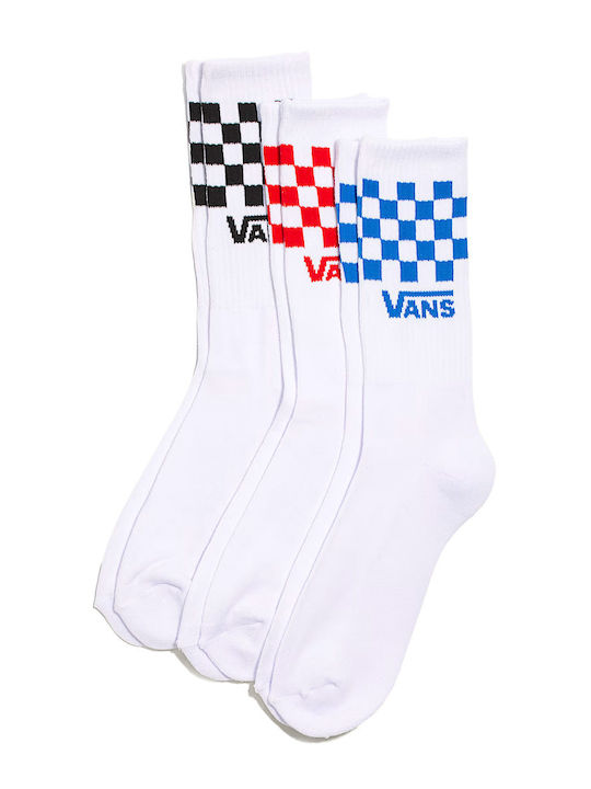 Vans Classic Check Crew Чорапи White 3Пакет