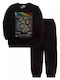 Trax Kids' Pajamas Winter Cotton Black