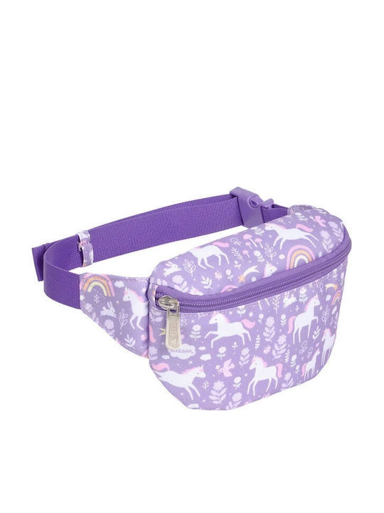 A Little Lovely Company Kids Waist Bag Lilac 23cmx13cmx5cmcm