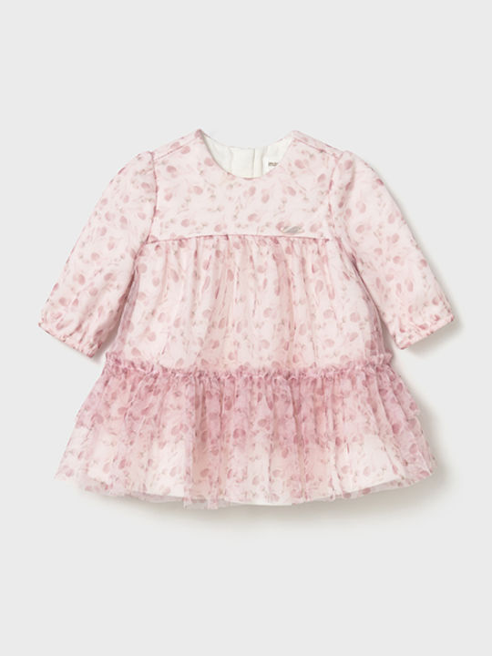 Rochie pentru Copii Mânecă lungă Din tul Rose Petal