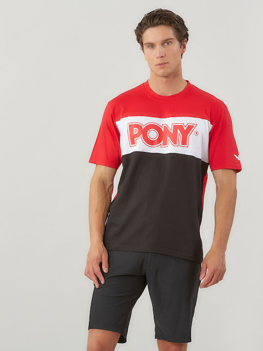 Pony Μπλουζάκι T-shirt Lon Μαυρο
