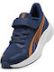 Pounce Lite Kids Sneakers With Hoop & Loop Closure Navy Blue