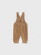 Kinder Latzhose Cord Beige Caramel