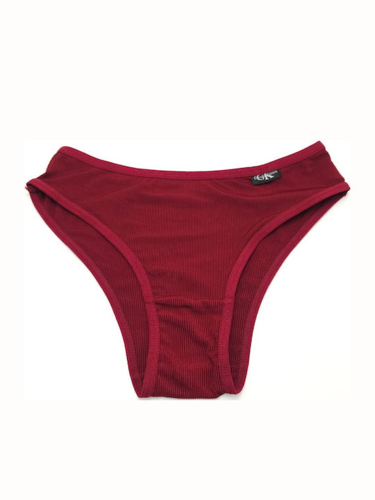 Topaki Women's Briefs Burgundy