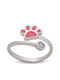 Savvas Design Kinder Ring aus Weißgold 9K ΔΑΧ01703