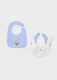 Mayoral Fabric Baby Bibs Sky Blue for 0 Months+...