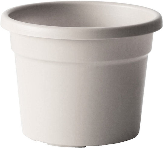 Саксия Cylindro 9 5t-d30x23h см сива бежова