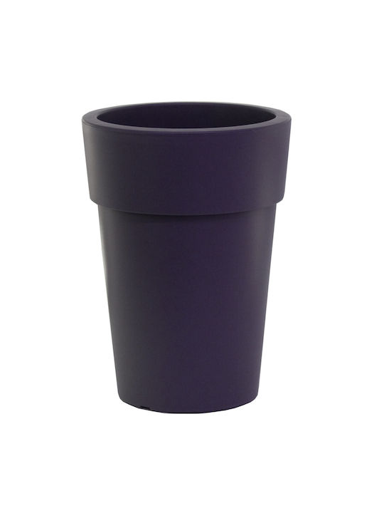 Γλαστρα Στρογγ Linea 42lt-d40x52h Cm-μπρονζε