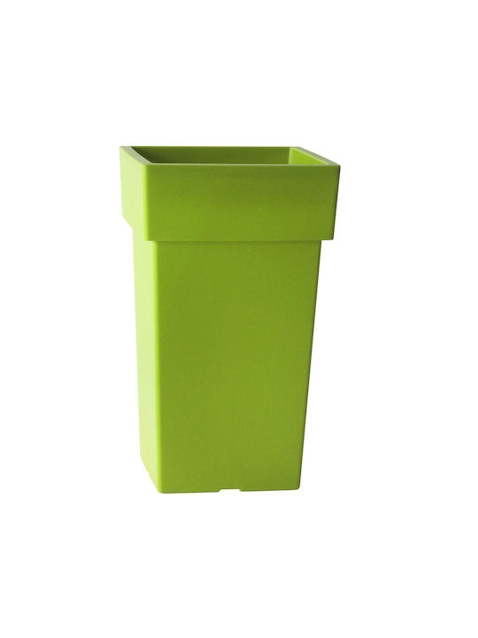 Γλαστρα Tetp Linea 26lt-27x27x50h Cm-πρασ/κιτρινο