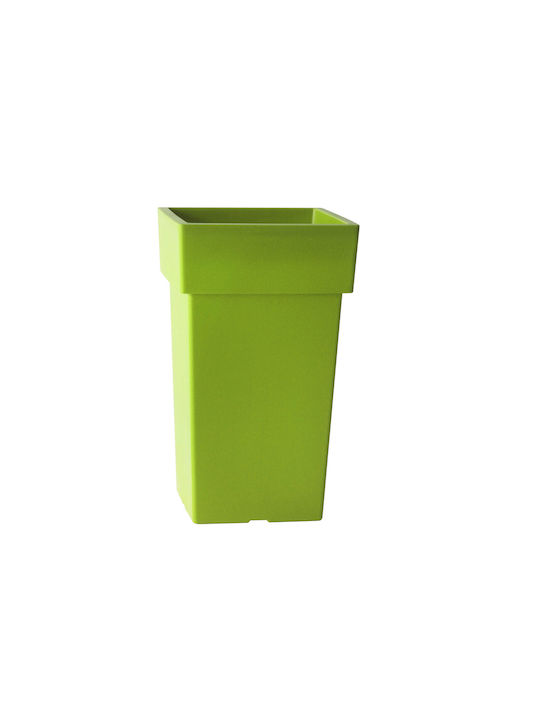 Viomes Linea Pot Green/yellow 15x15x27cm.