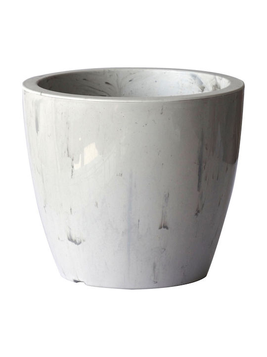 Plant Pots Linea Natura 13lt-d30x25h Cm-smoke