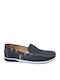 Men's Leather Moccasins Blue