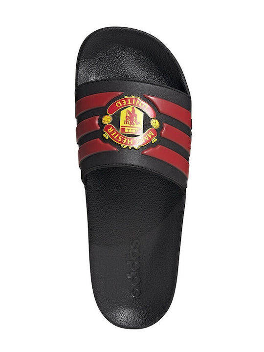 Adilette Shower Manchester United Men's Black Slides
