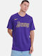 Nba Purple Sportliches T-Shirt Purple