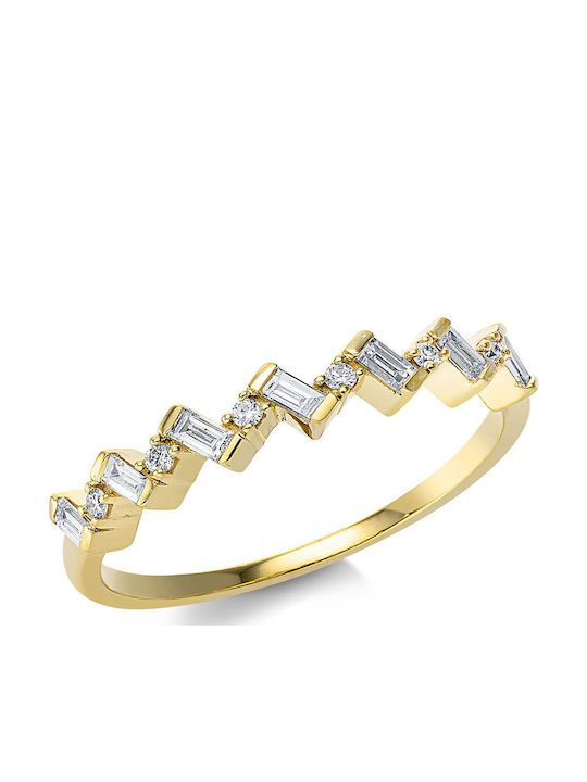 Diamond Group Γυναικείο Δαχτυλίδι με Διαμάντι 18Κ