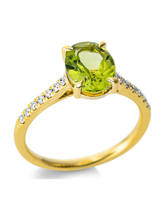 Diamond Group Γυναικείο Δαχτυλίδι με Διαμάντι 18Κ