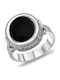 Kiriakos Gofas Ring with Stones made of Silver
