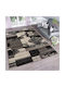 Rutschfest Teppich Rechteckig Synthetisch,Polyester/Cotton/Leather Gray