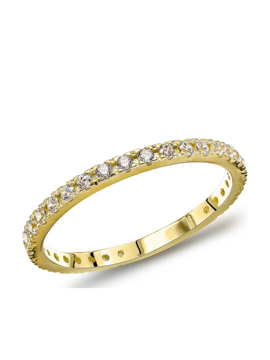 Kiriakos Gofas Дамски Пръстен с Камъни от Злато 14K