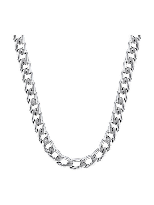 Kiriakos Gofas Chain Neck made of Steel Thin Thickness 2.2mm