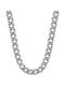 Kiriakos Gofas Chain Neck made of Steel Thin Thickness 5.11mm