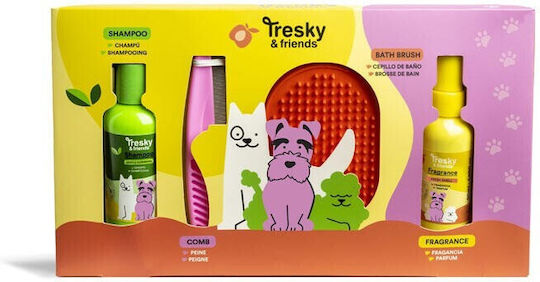 Geschenkset Pet Martinelia Tresky & Friends Kamm Bürste 4 Stücke