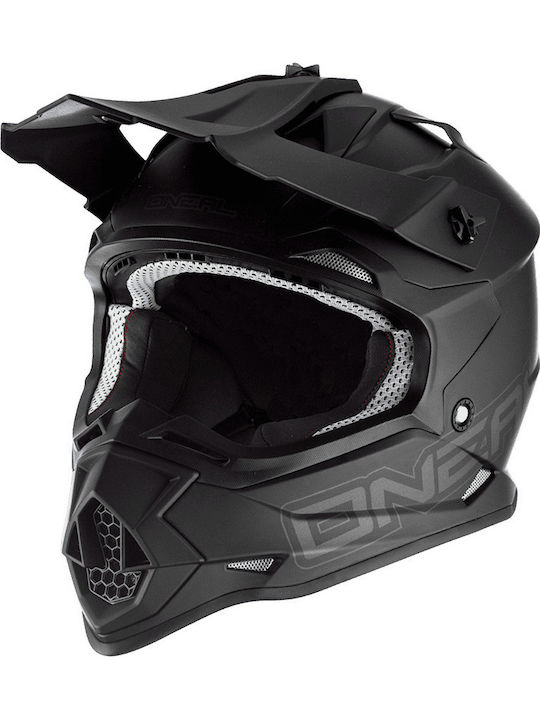 O'Neal 2 Series Flat V.23 Black Matt Κράνος Μηχανής Motocross DOT