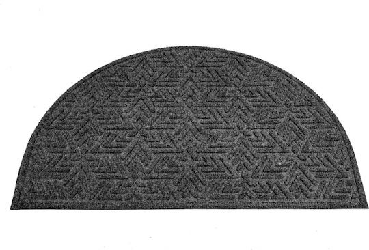 Sidirela Entrance Mat Semicircular ΝΙΦΆΔΑ Brown 40x60cm