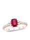 Kiriakos Gofas Damen Ring mit Diamant aus Roségold 18K