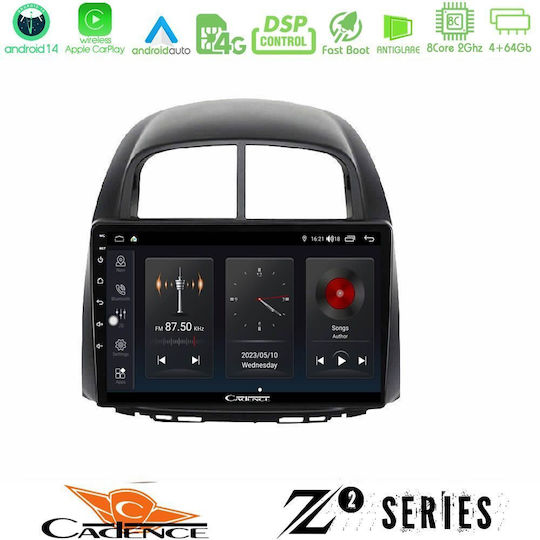 Bizzar Car Audio System for Daihatsu Sirion Subaru Justy 2008-2010 (Bluetooth/USB/WiFi/GPS/Apple-Carplay/Android-Auto) with Touch Screen 10"