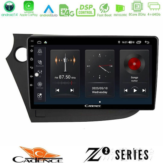 Bizzar Sistem Audio Auto pentru Honda Perspectivă 2009-2015 (Bluetooth/USB/WiFi/GPS/Apple-Carplay/Android-Auto) cu Ecran Tactil 9"