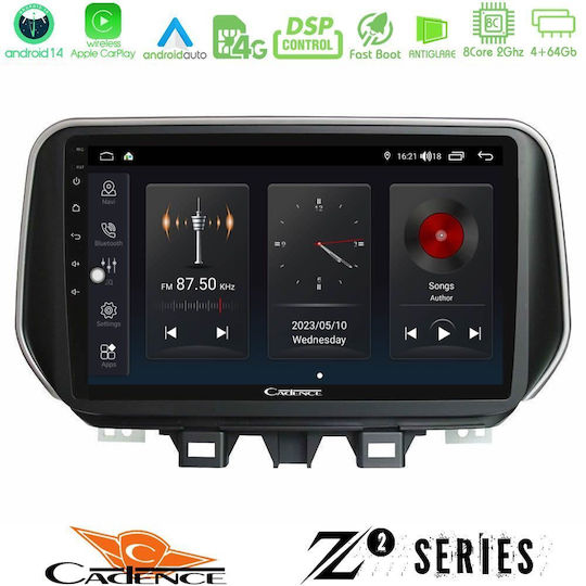 Bizzar Ηχοσύστημα Αυτοκινήτου για Hyundai iX35 2018 – 2020 (Bluetooth/USB/WiFi/GPS/Apple-Carplay/Android-Auto) με Οθόνη Αφής 10"