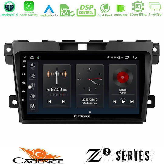 Bizzar Auto-Audiosystem für Mazda CX-7 2007-2011 (Bluetooth/USB/WiFi/GPS/Apple-Carplay/Android-Auto) mit Touchscreen 9"